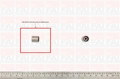 FAI AUTOPARTS t9344 -  Паразитный / Ведущий ролик, зубчатый ремень